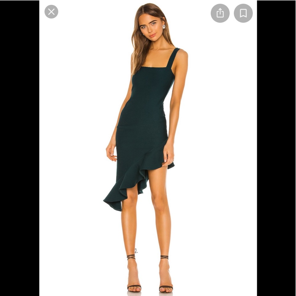 Giselle Midi Dress in Emerald Green
Privacy Please
Color:Emerald Green